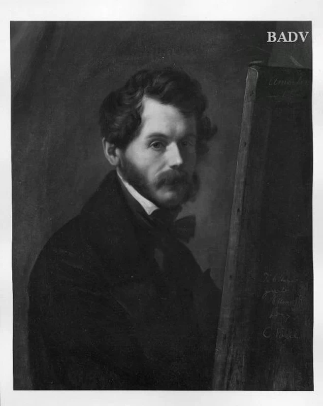 Ritratto del pittore Friedrich von Amerling - Führermuseum, Linz